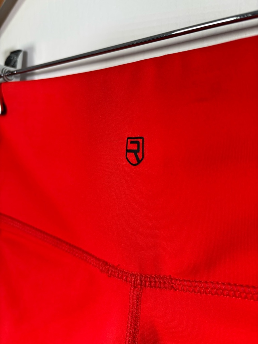 RISE Women’s High-Rise Performance Leggings with Pockets - Red - Small #144 - Picture 4 of 5